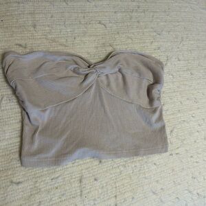 Beige tube top